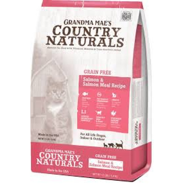 Country Naturals Grain Free Salmon & Salmon Meal Recipe for Cats 低敏感無穀物三文魚全貓種精簡配方 6lbs